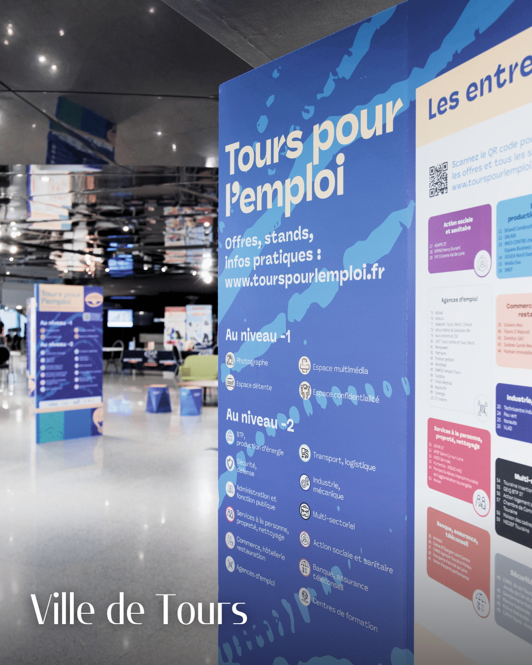 ORUM TOURS POUR L’EMPLOI 4 500 visiteur·euses, +100 exposant·es